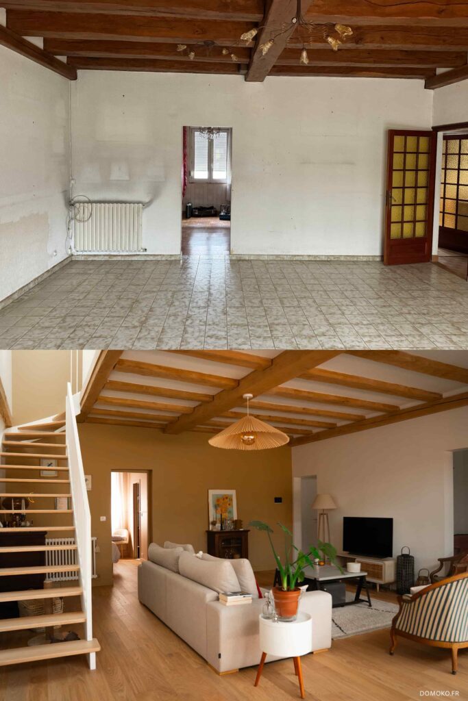 Rénovation énergétique isolation et système de chauffage.
